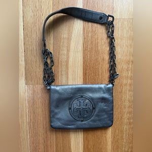 Tory Burch Silver Evening Bag